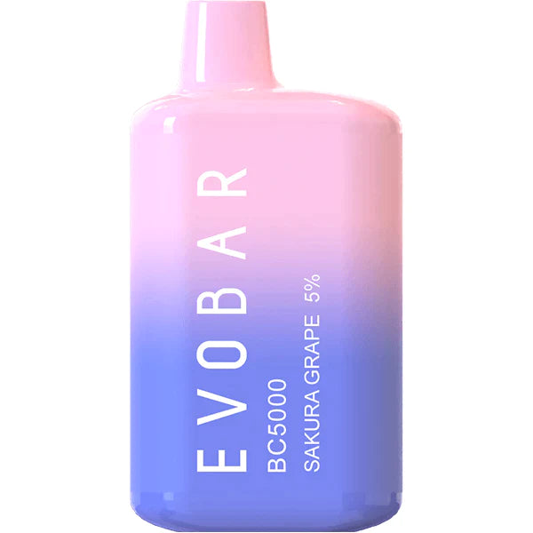 Evo Bar ET BC5000 Disposable 5000 Puff 13mL 50mg | MOQ 10 | Sakura Grape