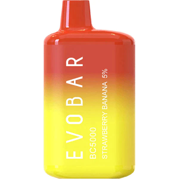 Evo Bar ET BC5000 Disposable 5000 Puff 13mL 50mg | MOQ 10 |  Strawberry Banana