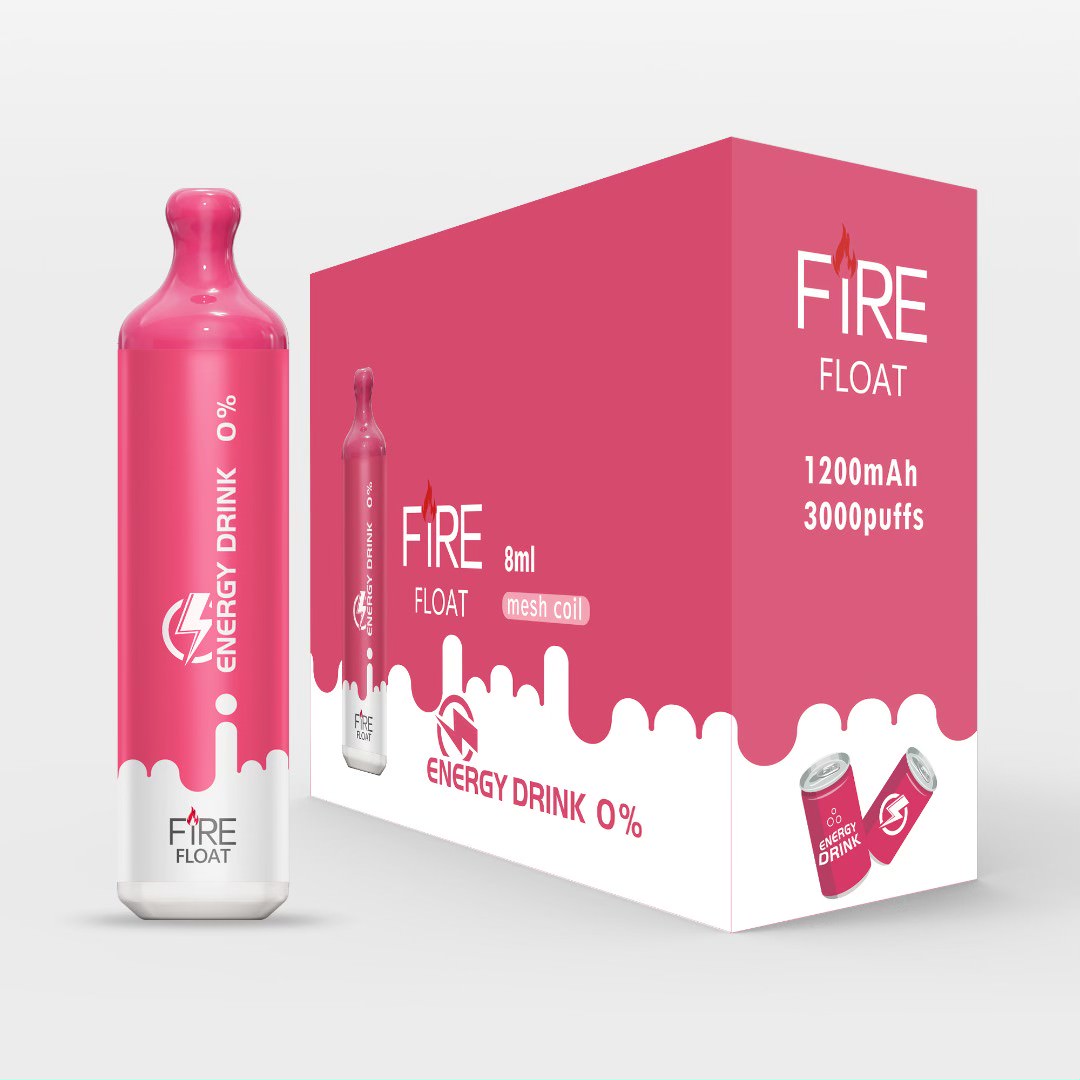 Fire Float Zero Disposable 3000 Puffs 8mL 00mg | MOQ 10 | Energy Drink with Packaging