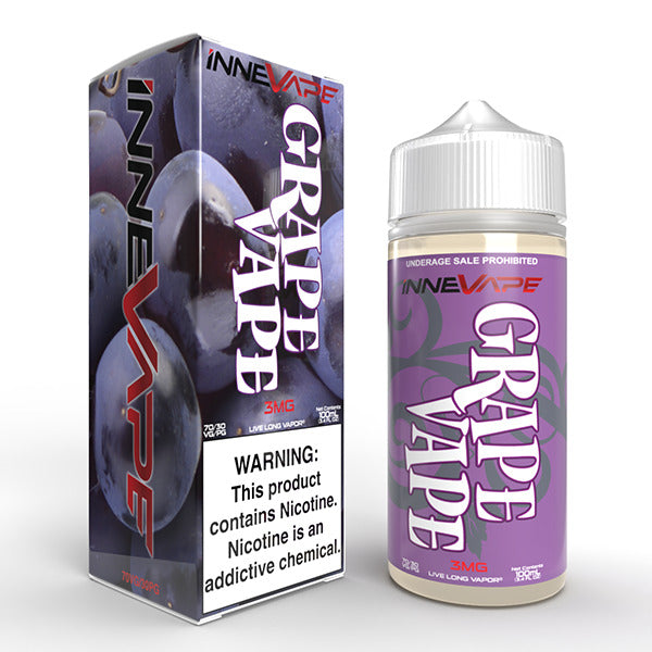 Innevape TFN Series E-Liquid 100mL (Freebase) Grape Vape with packaging