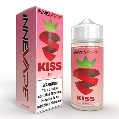 Innevape TFN Series E-Liquid 100mL (Freebase) Strawberry Kiss Ice with packaging