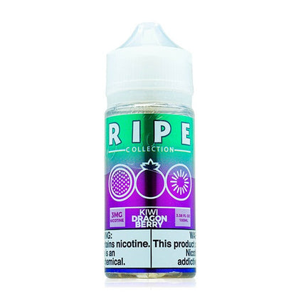 Vape 100 Ripe Series E-Liquid 100mL (Freebase) | Kiwi Dragon Berry