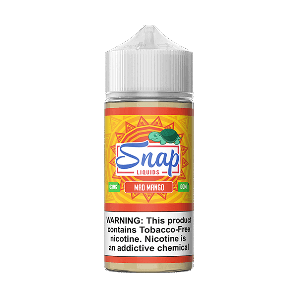 Snap Liquids Series E-Liquid 100mL (Freebase) | Mad Mango