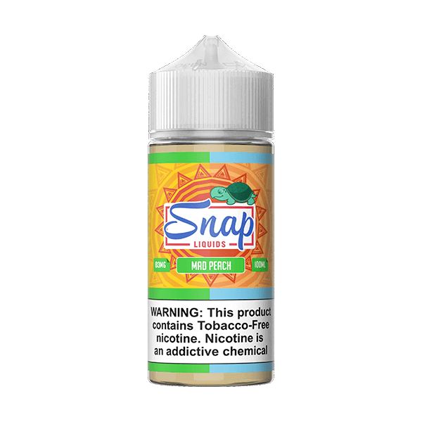 Snap Liquids Series E-Liquid 100mL (Freebase) | Mad Peach