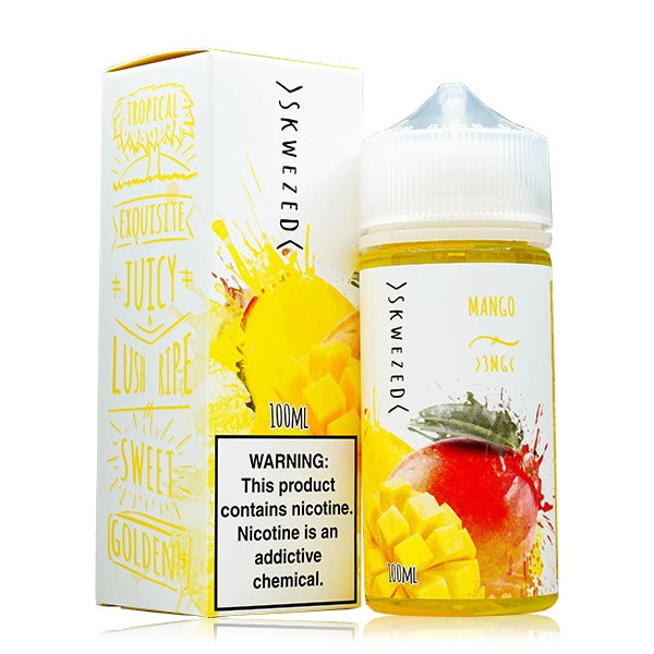 Skwezed 100mL E-Liquid Series (Freebase) | Mango with packaging