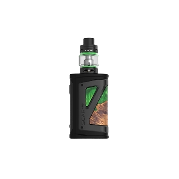 SMOK Scar 18 230W Box Mod Kit (TFV9 Tank Ed.) | Green Stab Wood