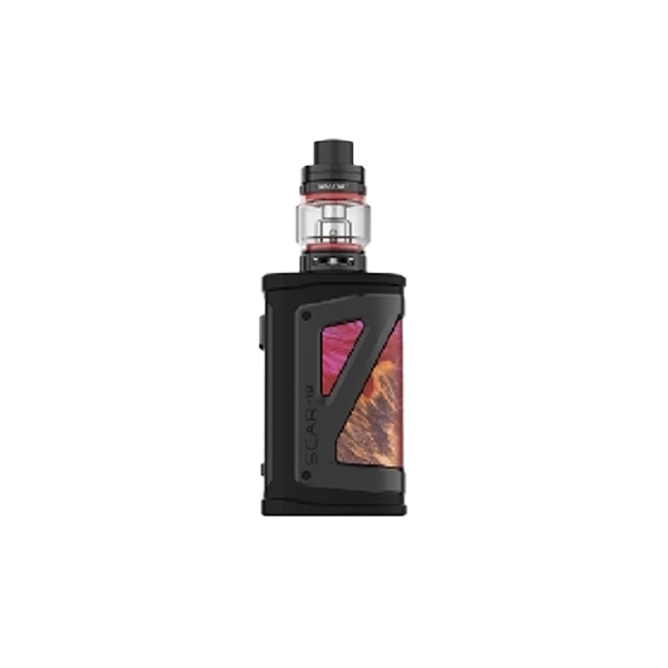 SMOK Scar 18 230W Box Mod Kit (TFV9 Tank Ed.) | Red Stab Wood