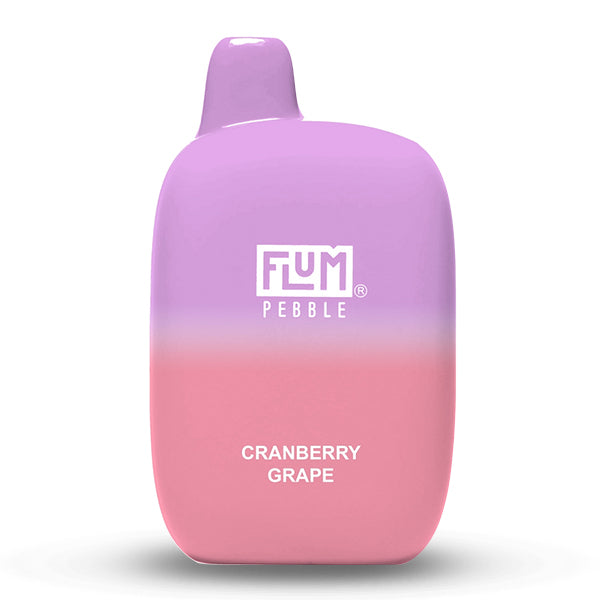 Flum Pebble Disposable 6000 Puffs 14mL 50mg | MOQ 10  Cranberry Grape