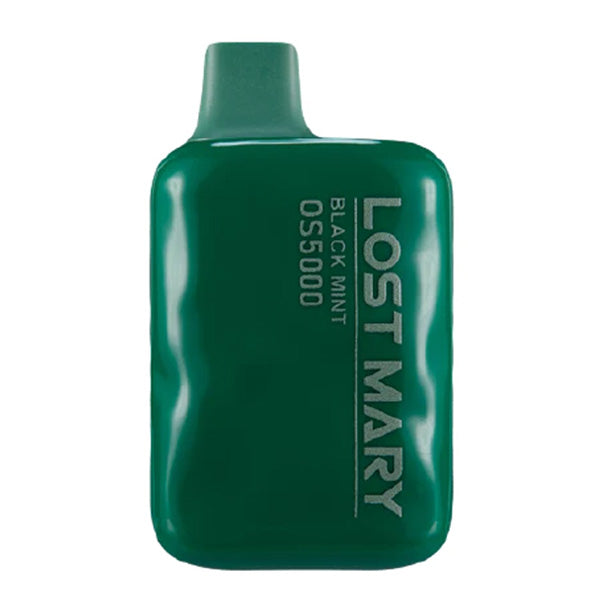 Lost Mary OS5000 Disposable 5000 Puff 10mL 00mg-50mg | MOQ 10 Black Mint