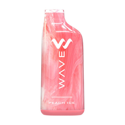 Wave Disposable 8000 Puff 18mL 50mg | MOQ 5pc | Peach Ice