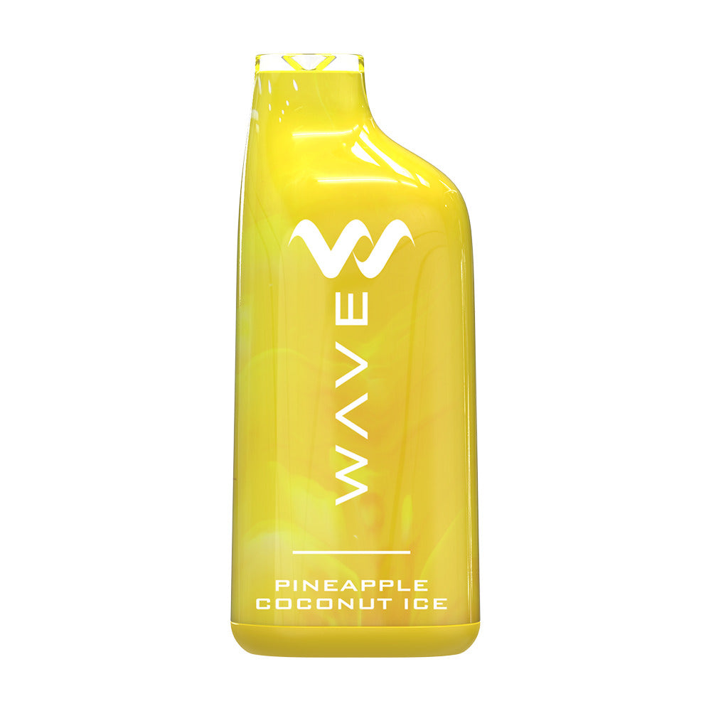 Wave Disposable 8000 Puff 18mL 50mg | MOQ 5pc | Pineapple Coconut Ice