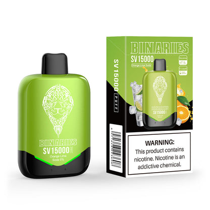 HorizonTech Binaries Cabin SV Disposable 15000 Puffs 20mL 50mg | MOQ 10 Orange Lime Soda