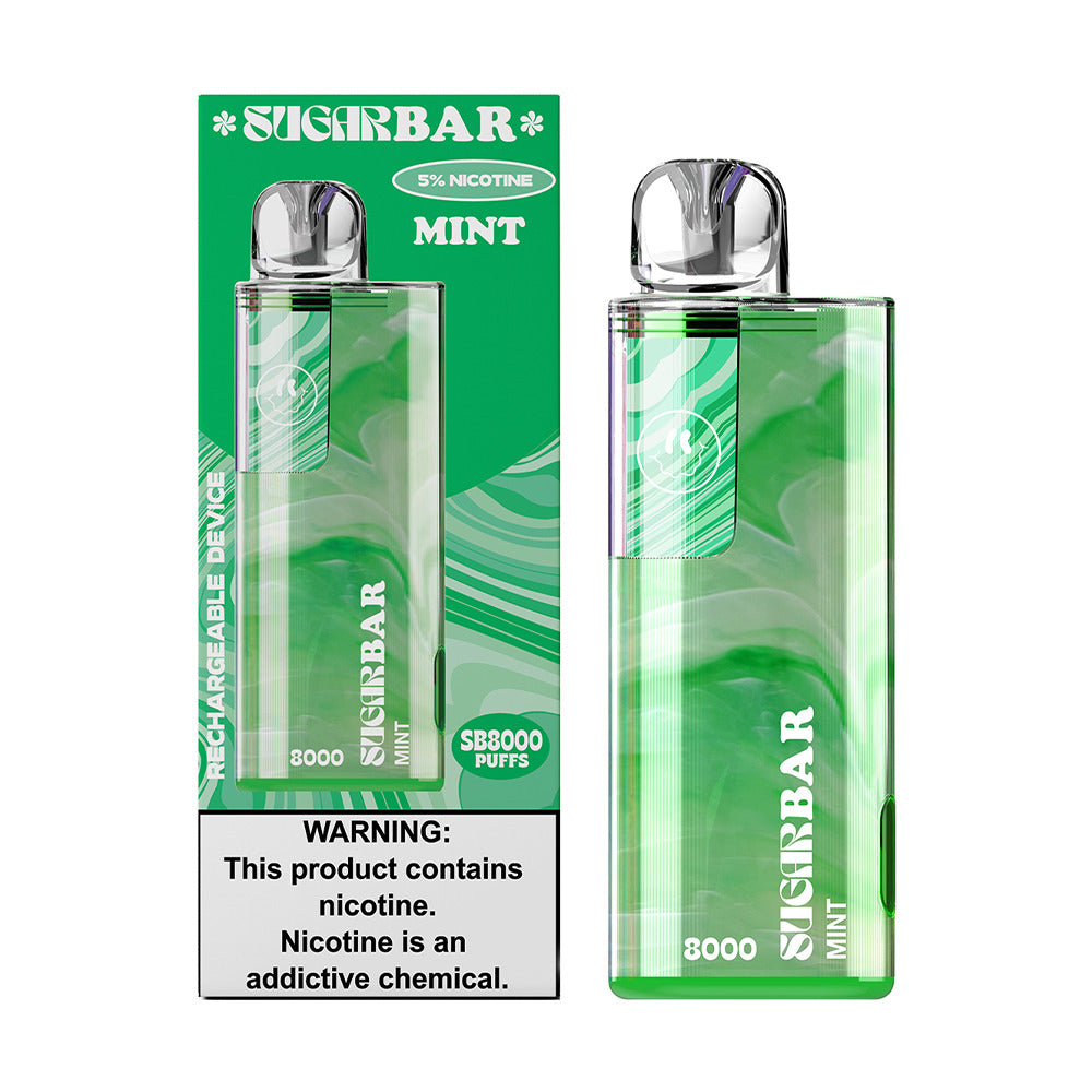 Sugarbar SB8000 Disposable 8000 Puffs 19mL 50mg | MOQ 10 MInt 