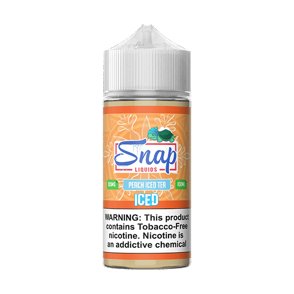 Snap Liquids Series E-Liquid 100mL (Freebase) | Peach Iced Tea Iced