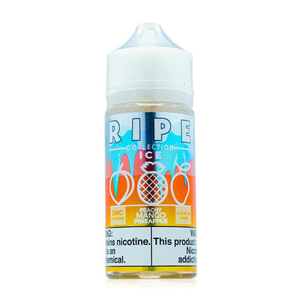 Vape 100 Ripe Series E-Liquid 100mL (Freebase) | Peachy Mango Pineapple Ice