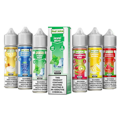 Pod Juice Series E-Liquid 60mL (Freebase) | 3mg