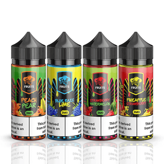 Puff Fruits Series E-Liquid 100mL (Freebase) | Group Photo