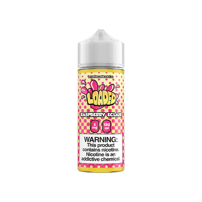 LOADED Series E-Liquid 120mL (Freebase) | Raspberry Eclair