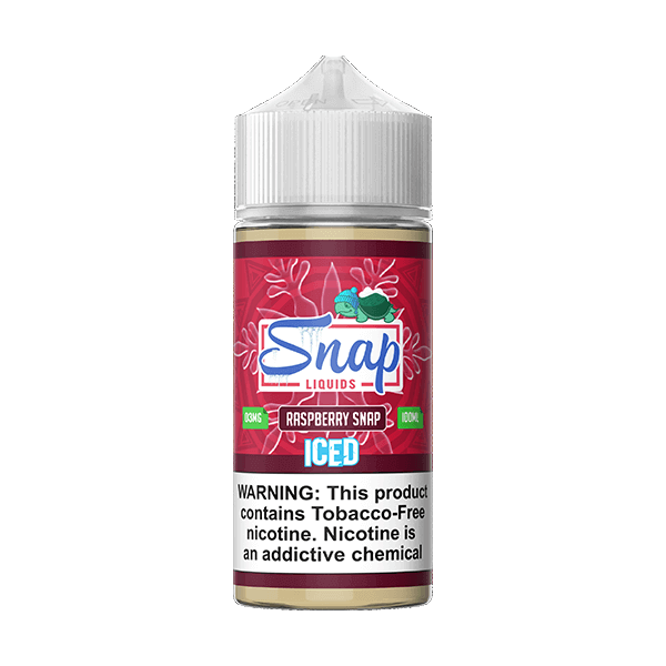 Snap Liquids Series E-Liquid 100mL (Freebase) | Raspberry Snap Iced