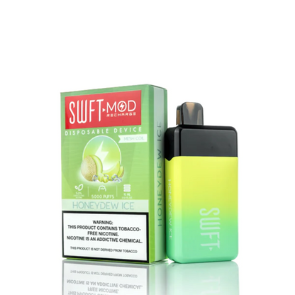 SWFT Mod Disposable 5000 Puffs 15mL 50mg | MOQ 10 | Honeydew Ice with  Packaging