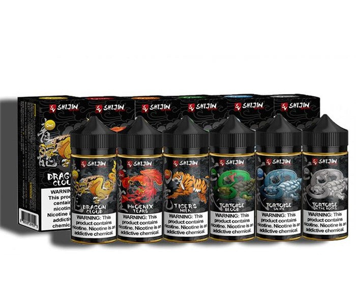 Shijin Vapor Series E-Liquid 100mL (Freebase) | Group Photo