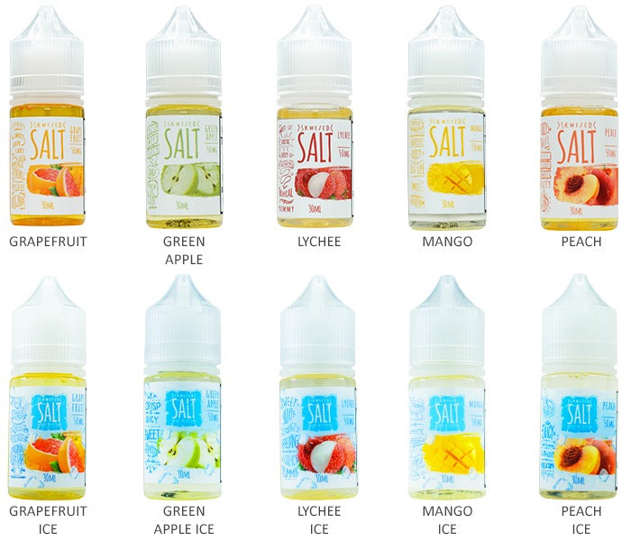 Skwezed Salt Series E-Liquid 30mL (Salt Nic) Group Photo