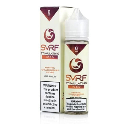 SVRF Series E-Liquid 60mL (Freebase) | Stimulating Iced with packaging