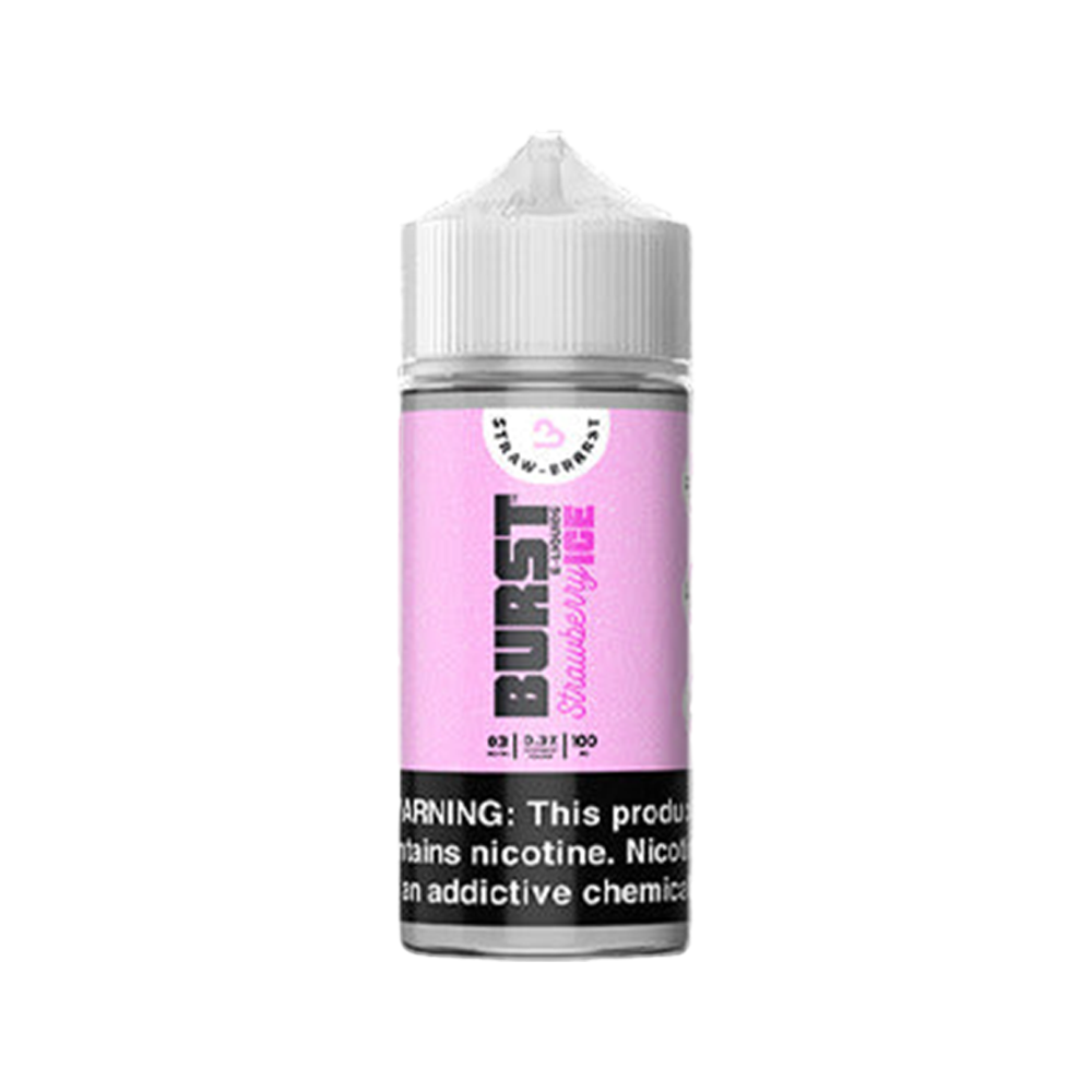 Burst Series E-Liquid 100mL Freebase | Strawberry Ice