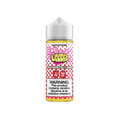 LOADED Series E-Liquid 120mL (Freebase) | Strawberry Jelly Donut