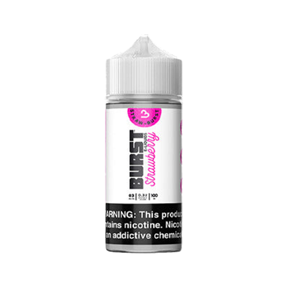 Burst Series E-Liquid 100mL Freebase | Strawberry