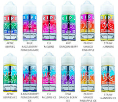 Vape 100 Ripe Series E-Liquid 100mL (Freebase) | Group Photo