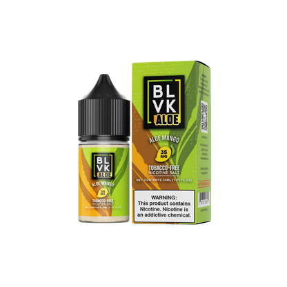 BLVK ALOE TFN Salt Series E-Liquid 30mL (Salt Nic) | Aloe Mango with packaging