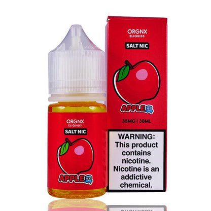 ORGNX Salt Series E-Liquid 30mL (Salt Nic) | Apple Ice with packaging