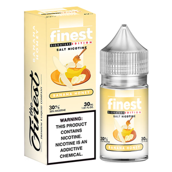 Finest Salt Series E-Liquid 30mL (Salt Nic) | Banana Honey with packaging