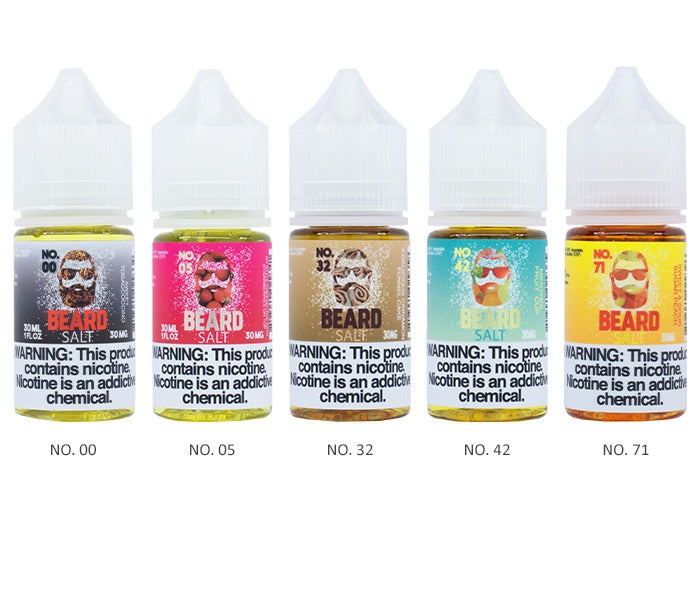 Beard Vape Co Salt Series E-Liquid 30mL (Salt Nic) | Group Photo