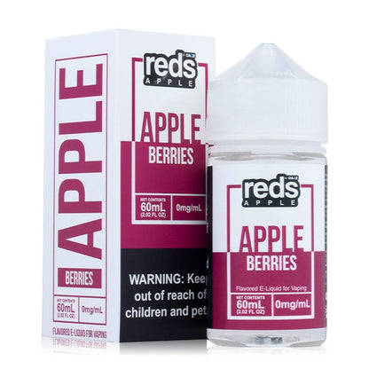 Reds Apple Series E-Liquid 60mL (Freebase)  Berries with Packaging