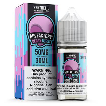 Air Factory TFN Salt Series E-Liquid 30mL (Salt Nic) | 50mg Berry Burst with Packaging