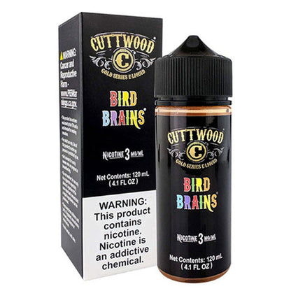 Cuttwood Series E-Liquid 120m Bird Brains with packaging