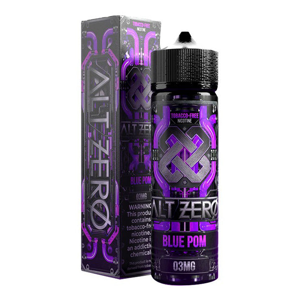 Alt Zero TFN Series E-Liquid 60mL (Freebase) | Blue Pom with packaging