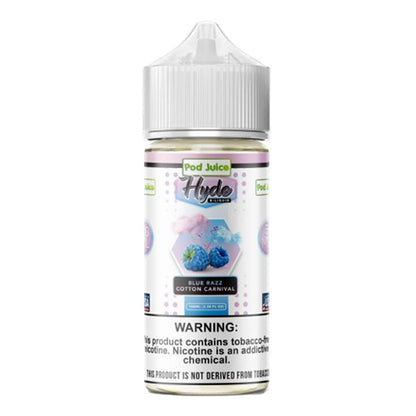 Pod Juice TFN Hyde Series E-Liquid  100mL (Freebase) Blue Razz Cotton Candy Carnival