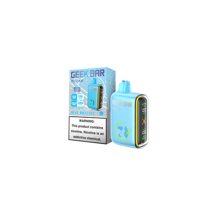 Geek Bar Pulse Disposable 15000 Puffs 16mL 50mg | MOQ 5 Blue Razz Ice with Packaging