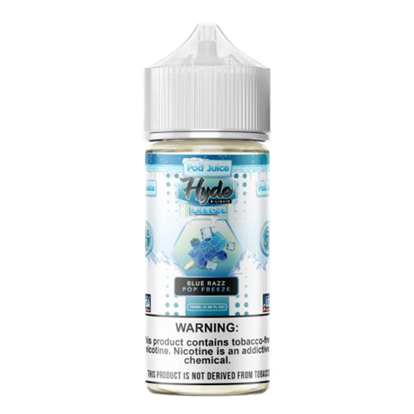 Pod Juice TFN Hyde Series E-Liquid  100mL (Freebase) Blue Razz Pop Freeze