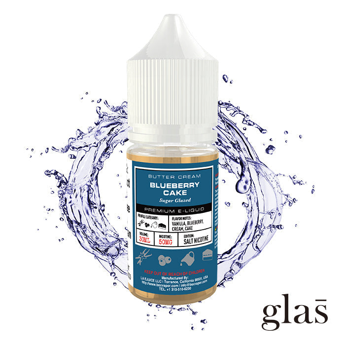 GLAS BSX TFN Salt Series E-Liquid | 30mL (Salt Nic) Blueberry Cake