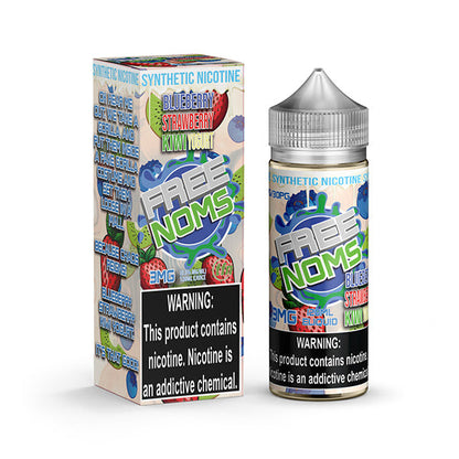 Nomenon and Freenoms Series E-Liquid 120mL (Freebase) | Blueberry Strawberry Kiwi Yogurt with packaging