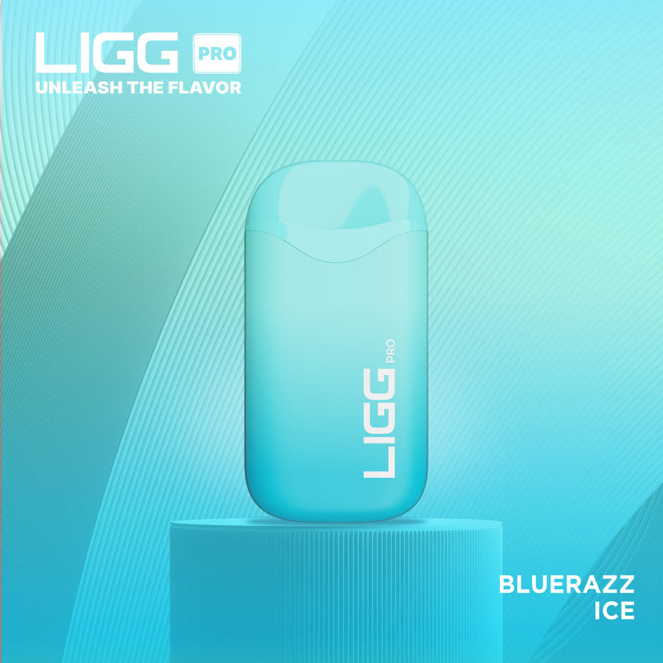 Ligg Pro Disposable 5500 Puffs 14mL 50mg | MOQ 10 Bluerazz Ice