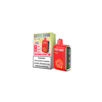 Geek Bar Pulse Disposable 15000 Puffs 16mL 50mg | MOQ 5 California Cherry with Packaging