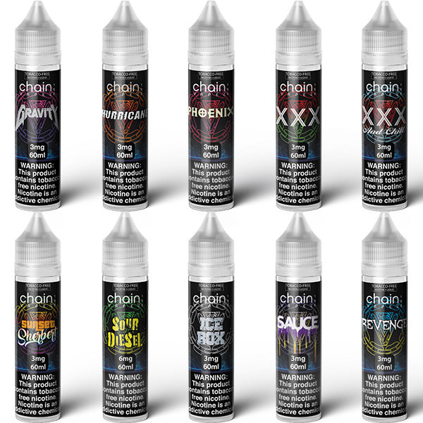 Chain Vapez Series E-Liquid x2-60mL (120mL) Group Photo