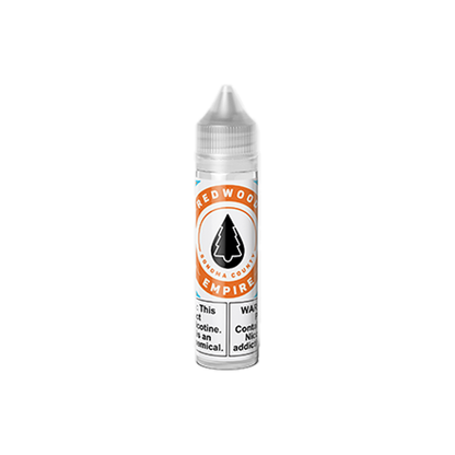 Redwood E-Liquid 60mL Cliffside Ice Orange Blue bottle