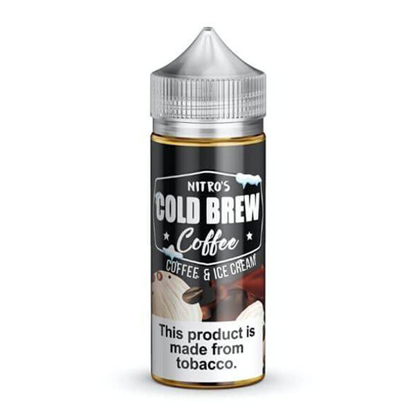 Nitro’s Cold Brew Coffee Series E-Liquid 100mL (Freebase) | Coffee & Ice Cream