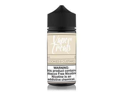 Vaper Treats Series E-Liquid 100mL | Cookies and Custard Bottle